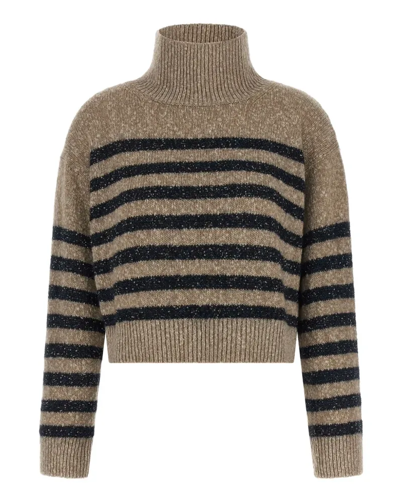 Brunello Cucinelli Pullover mit Pailletten - Braun Braun
