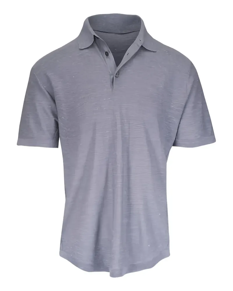 Brioni buttoned polo shirt - Grau Grau