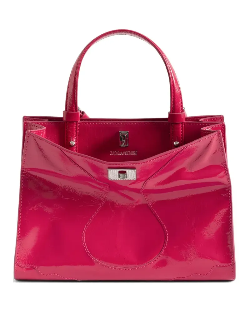 Zadig & Voltaire Jack patent nano bag - Rosa Rosa