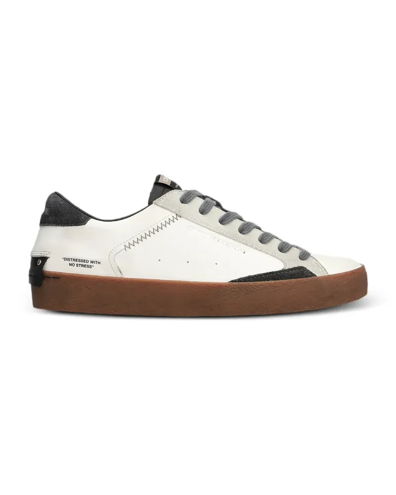 Crime Distressed Sneakers aus Leder - Weiß Weiß
