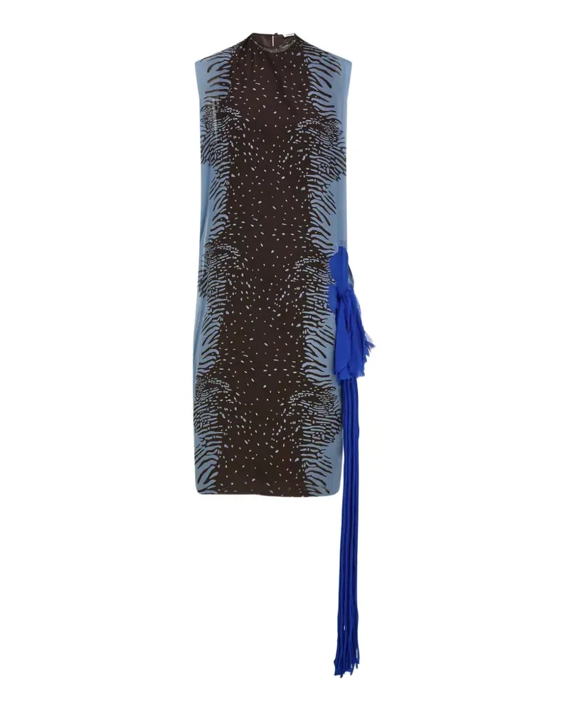 Ferragamo silk dress with flower detail - Braun Braun