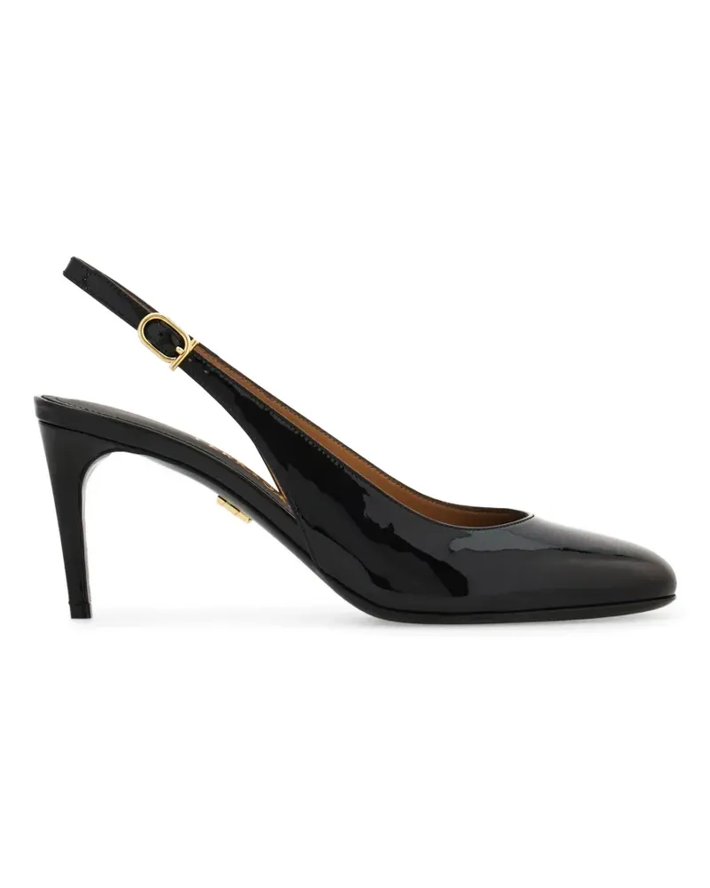 Ferragamo Slingback-Pumps - Schwarz Schwarz