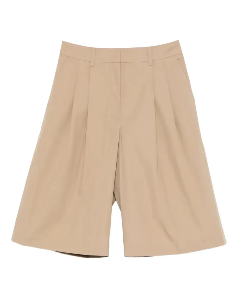 Yves Salomon Shorts mit Bundfalten - Nude Nude