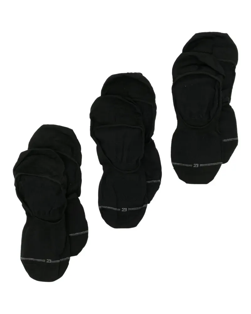 Ermenegildo Zegna logo-embroidered socks (set of four) - Schwarz Schwarz