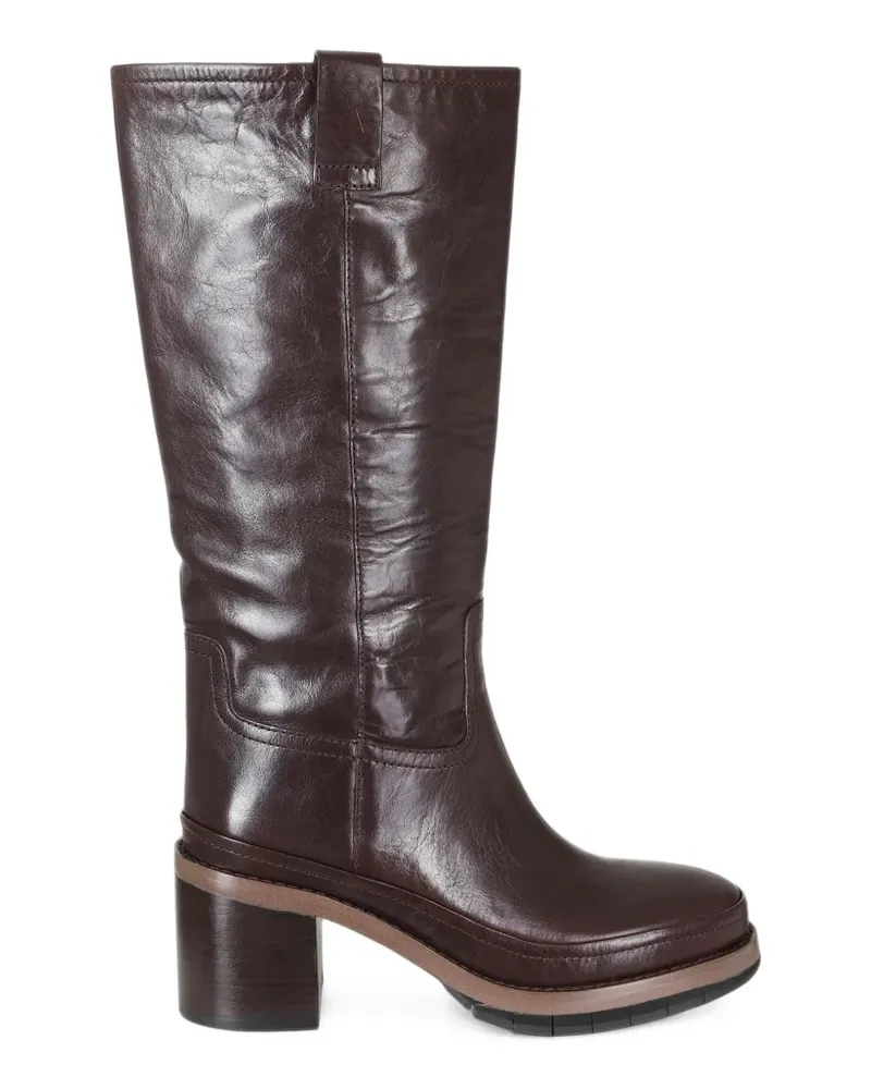 Paloma Barceló Stiefel aus Leder - Braun Braun