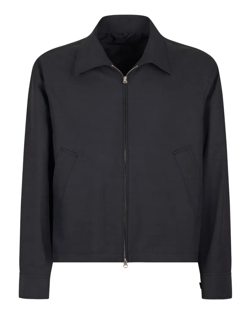 Mfpen Jacke mit Reißverschluss und Tasche - Grau Grau