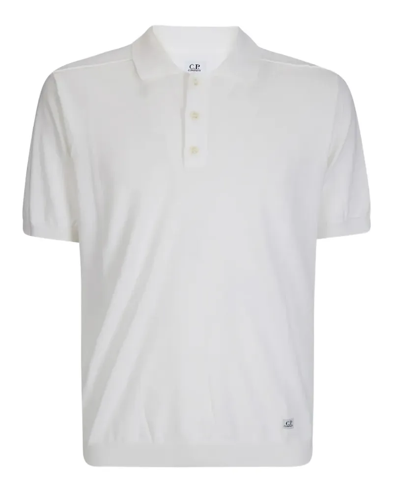C.P. Company short sleeve polo shirt - Weiß Weiß