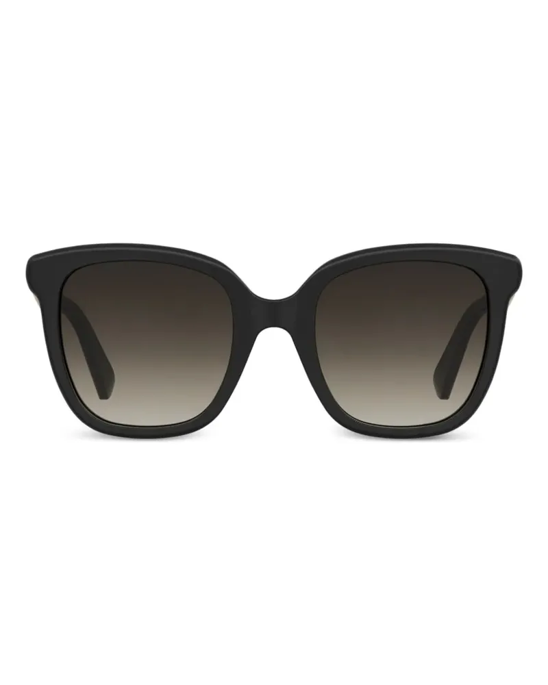 Moschino Sonnenbrille mit Logo - Schwarz Schwarz