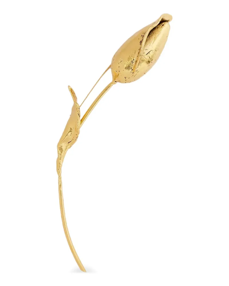 Erdem Flower Bud brooch - Gold Gold