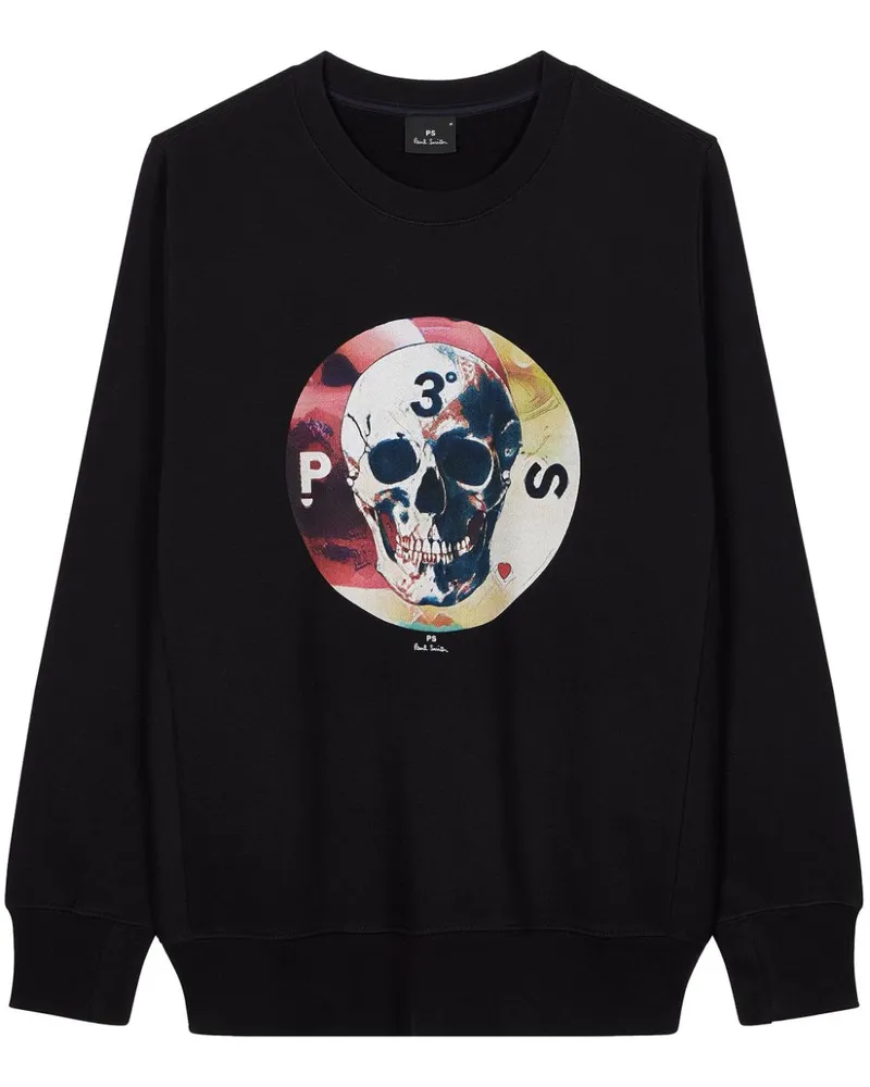 Paul Smith Sweatshirt mit Totenkopf-Print - Schwarz Schwarz