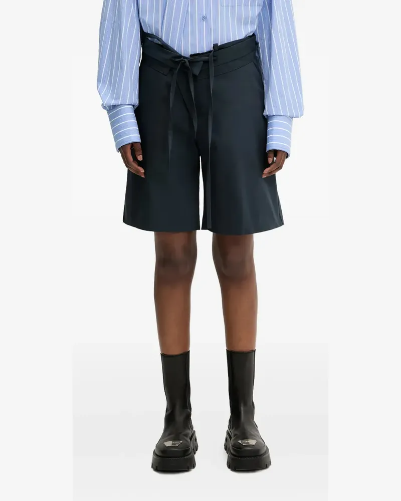 OTTOLINGER Shorts mit Bindegürtel - Blau Blau