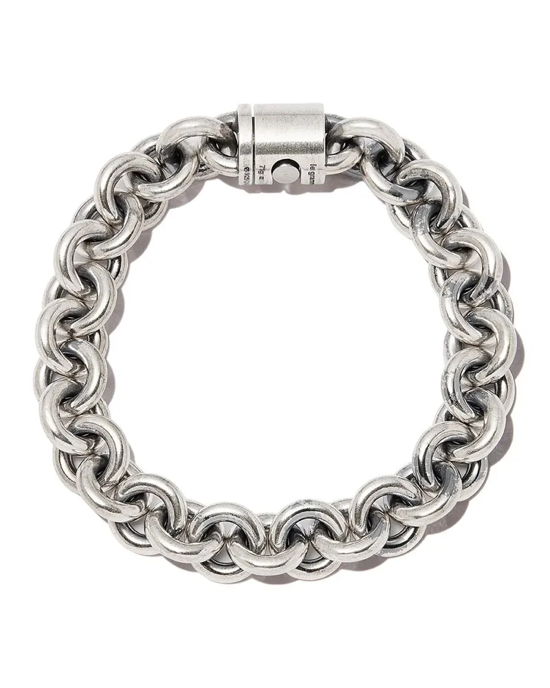 Le Gramme 71g Entrelacs Armband - Silber Silber