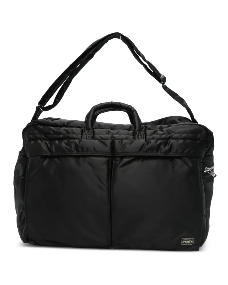 PORTER-YOSHIDA & CO Gesteppte Tanker Reisetasche - Schwarz Schwarz