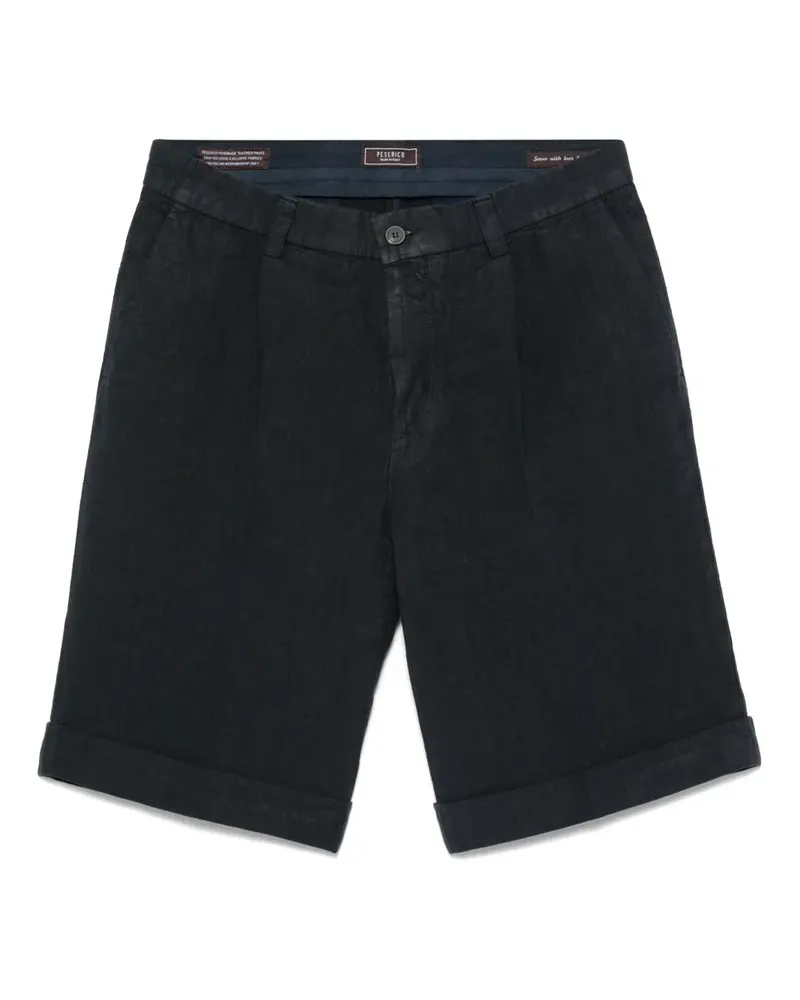 Peserico Shorts aus Leinen - Blau Blau