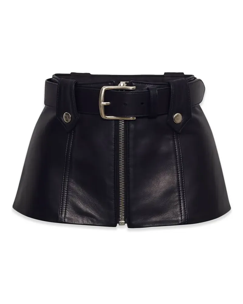 Adam Lippes Gael Rock mit Gürtel - Schwarz Schwarz