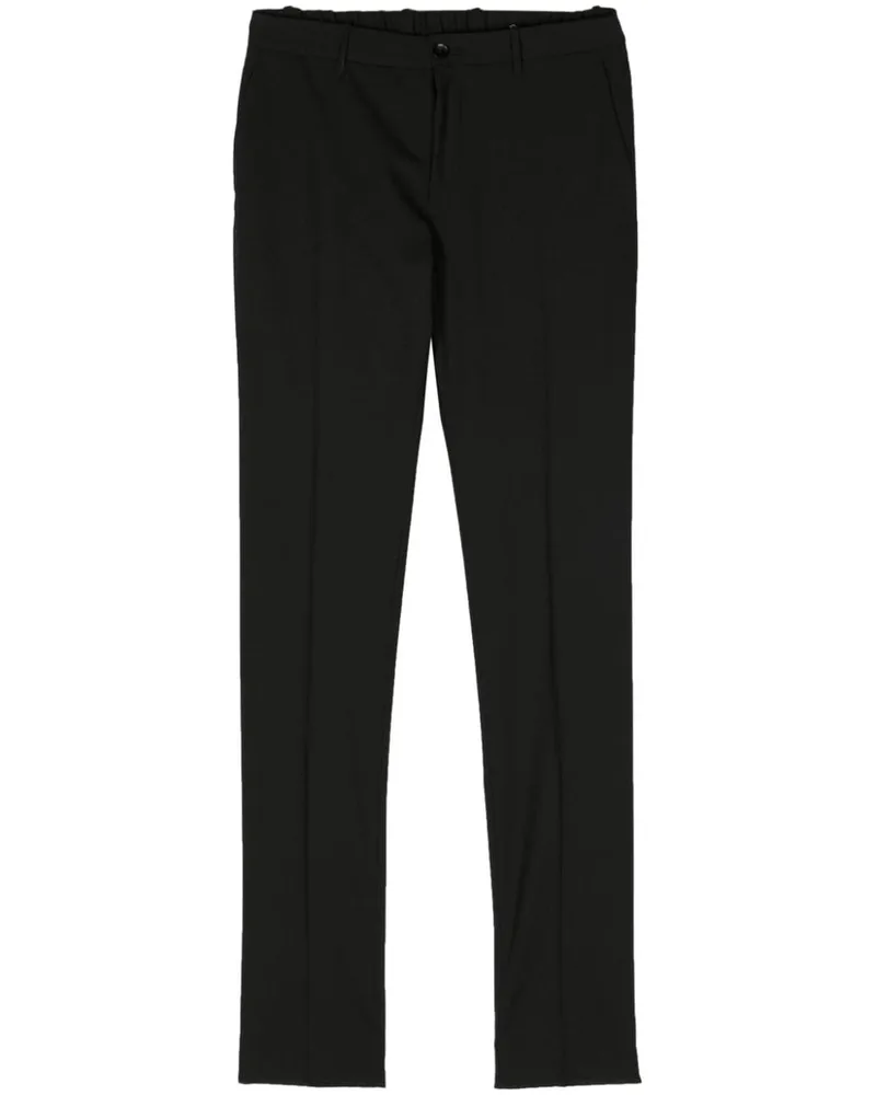 Incotex Hose mit Kordelzug - Schwarz Schwarz