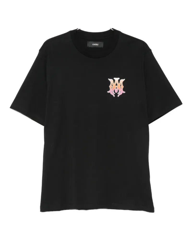 Amiri logo-print T-shirt - Schwarz Schwarz