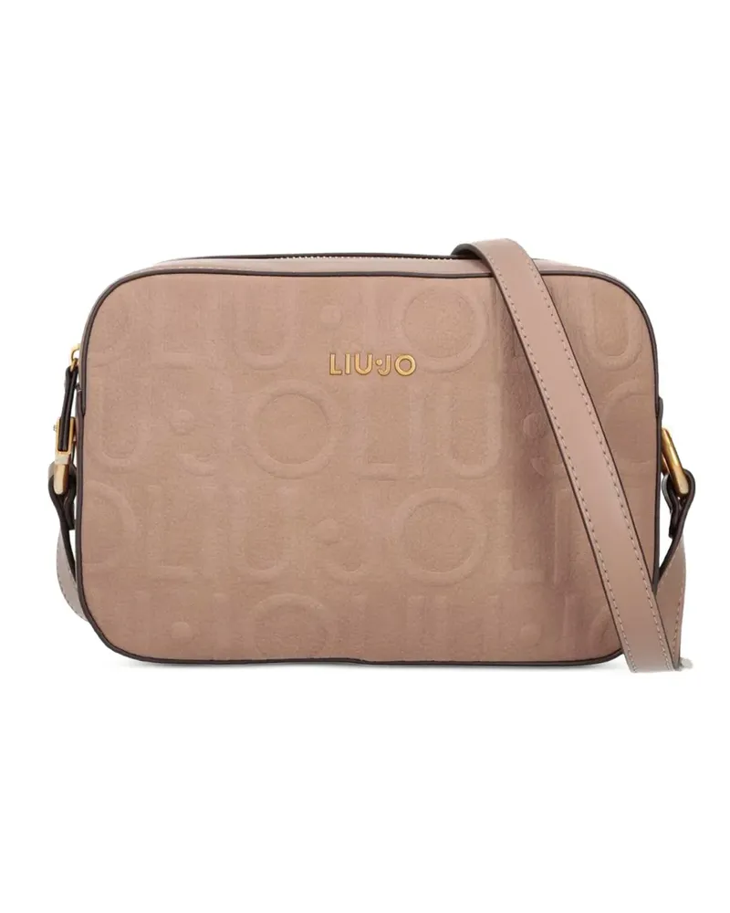Liu Jo logo-embossed cross body bag - Nude Nude