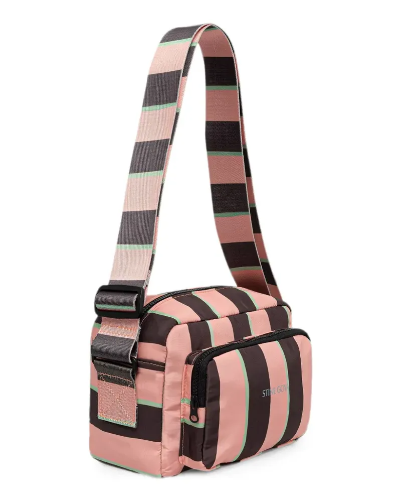 Stine Goya striped cross body bag - Rosa Rosa