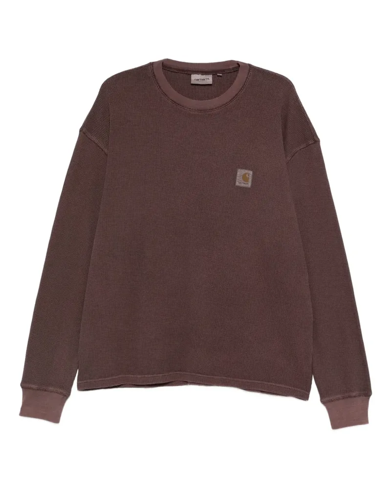 Carhartt WIP Sweatshirt mit Logo-Patch - Braun Braun
