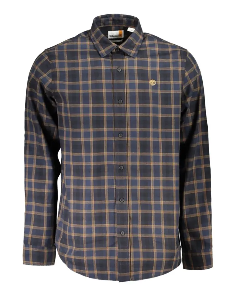 Timberland plaid-check flannel shirt - Blau Blau
