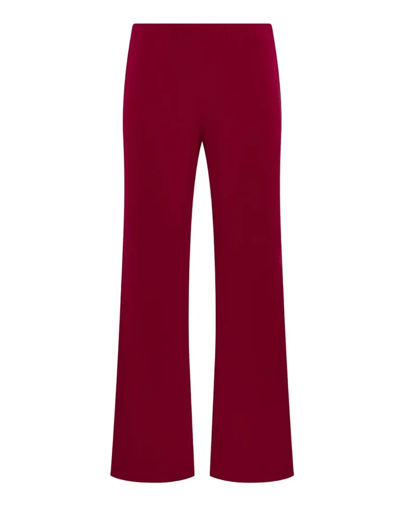Maliparmi tecno-jersey flared trousers - Rot Rot