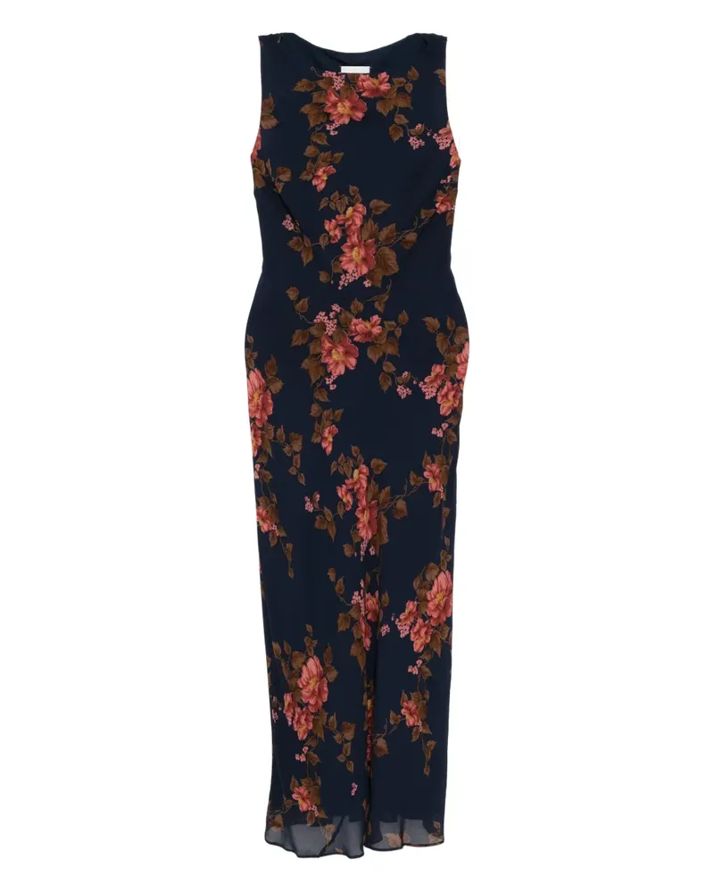 Reformation Prescott Kleid - Blau Blau
