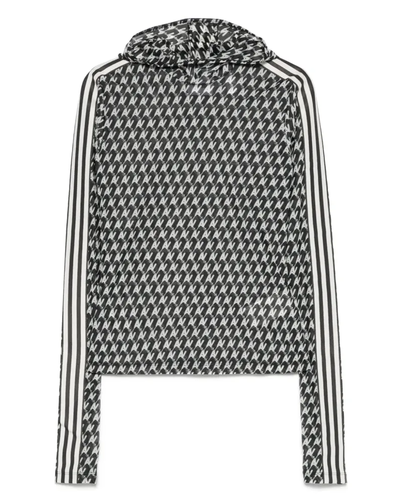 adidas x AVAVAV Mesh-Hoodie - Schwarz Schwarz