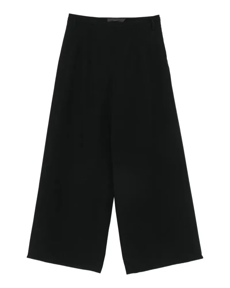 SIR Weite Beatrice Hose mit Faltendetail - Schwarz Schwarz