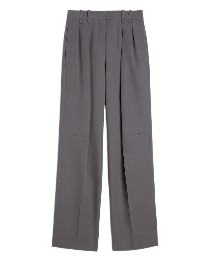 Jil Sander Bundfaltenhose mit Gürtel - Grau Grau