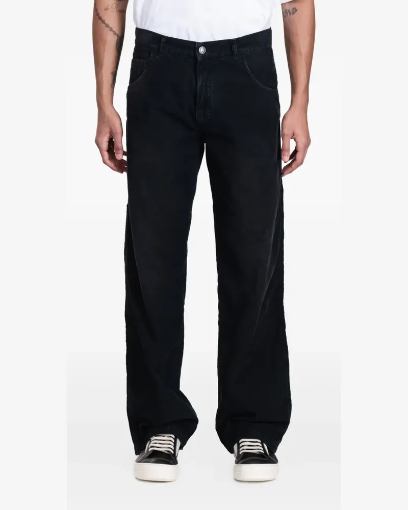 Palm Angels Hose aus Cord - Schwarz Schwarz