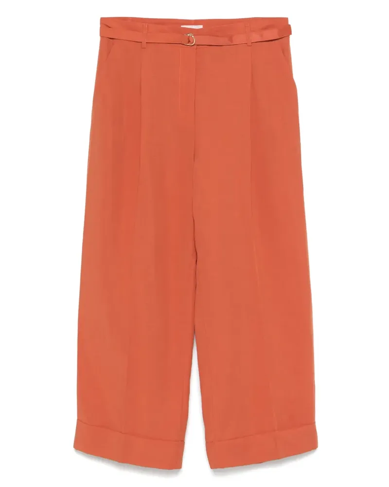 Liu Jo Klassische Cropped-Hose - Orange Orange
