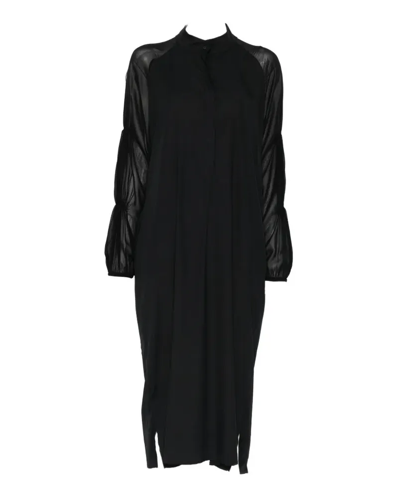KristenseN Du Nord shirt midi dress - Schwarz Schwarz