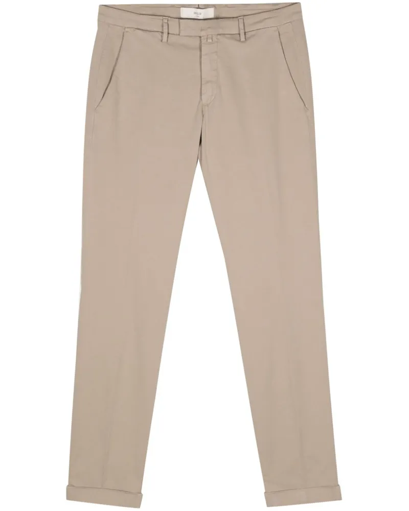 Briglia 1949 Twill-Hose mit Tapered-Bein - Nude Nude