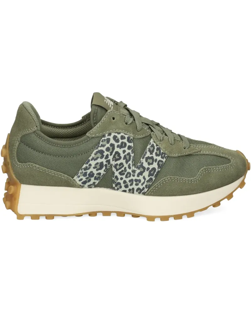 New Balance Sneakers mit Leoparden-Einsatz - Grün Grün
