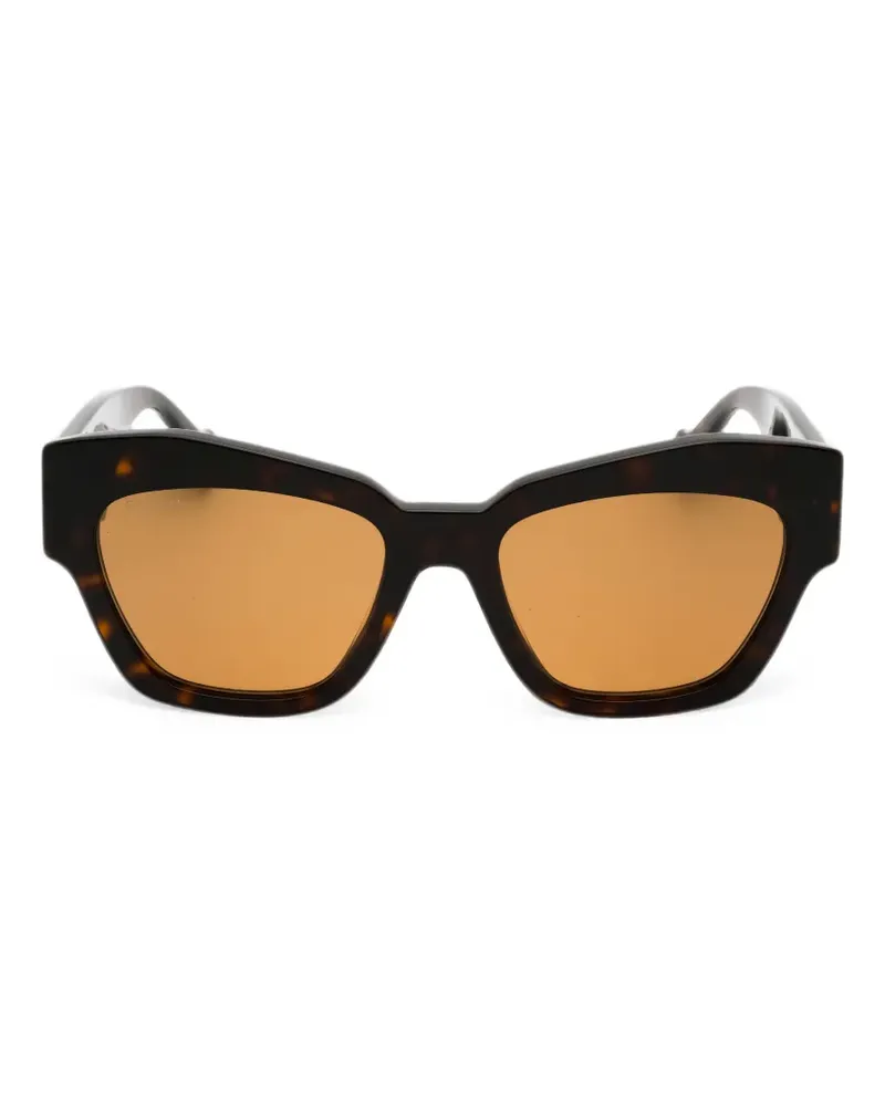 Gucci Cat-Eye-Sonnenbrille mit GG - Braun Braun