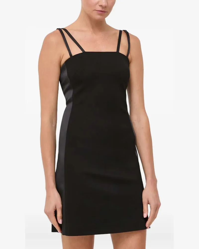 Karl Lagerfeld strap panel dress - Schwarz Schwarz