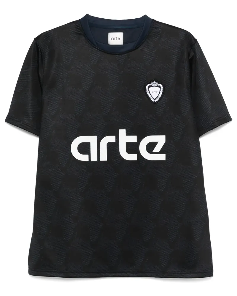 Arte Antwerp Football T-Shirt - Schwarz Schwarz