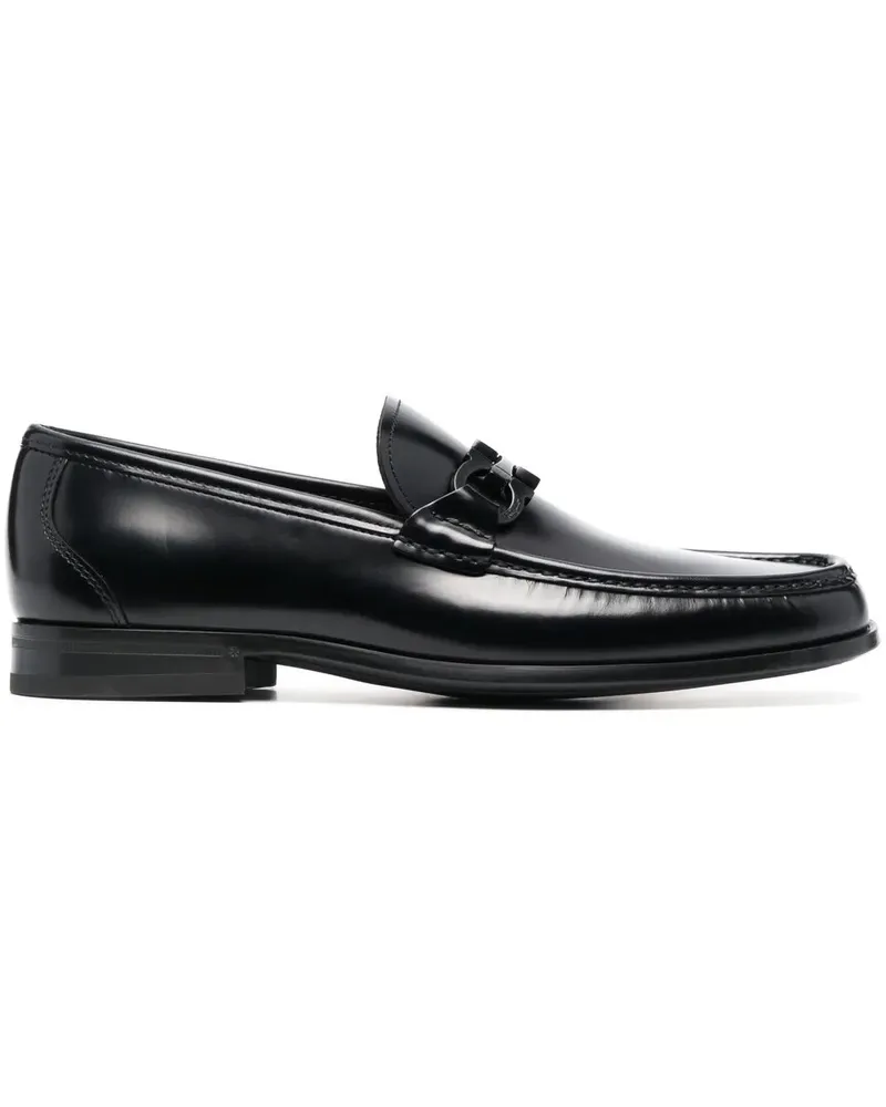 Ferragamo Grandioso Loafer mit Gancini-Spange - Schwarz Schwarz