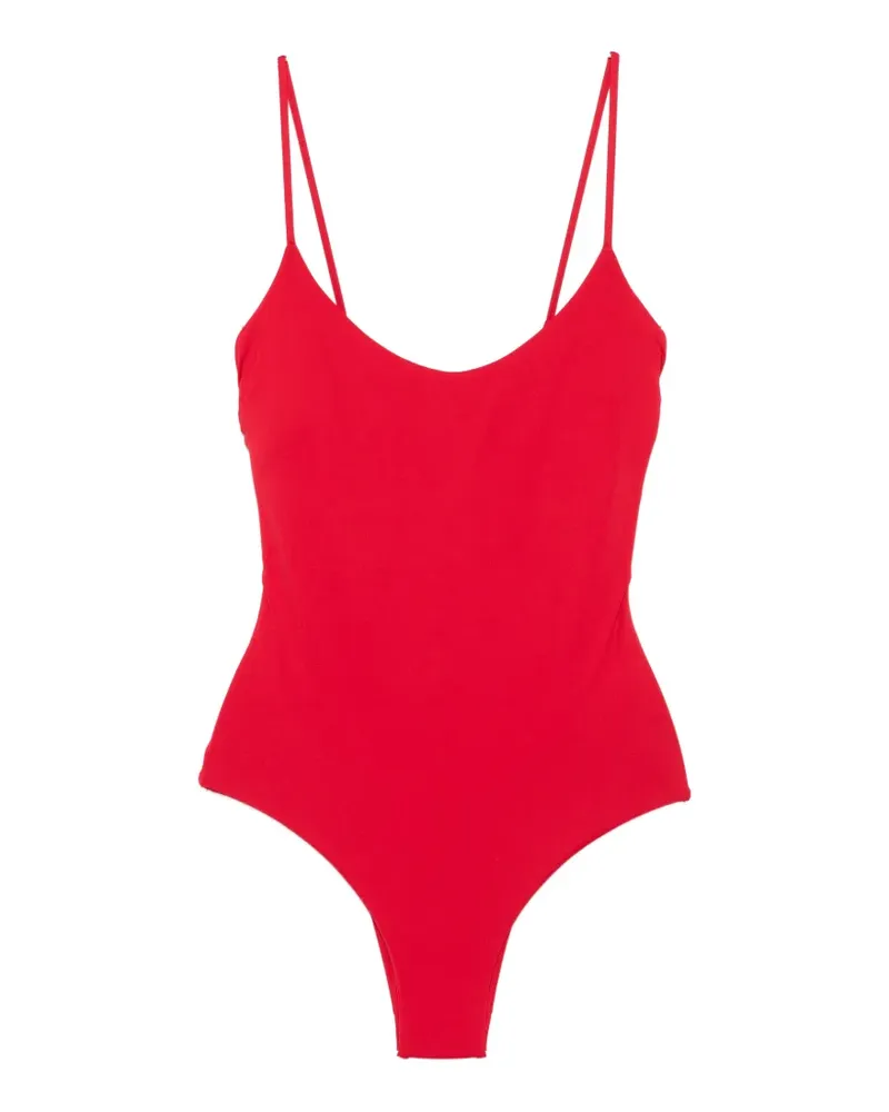 FISICO-Cristina Ferrari scoop-neck spaghetti-strap swimsuit - Rot Rot