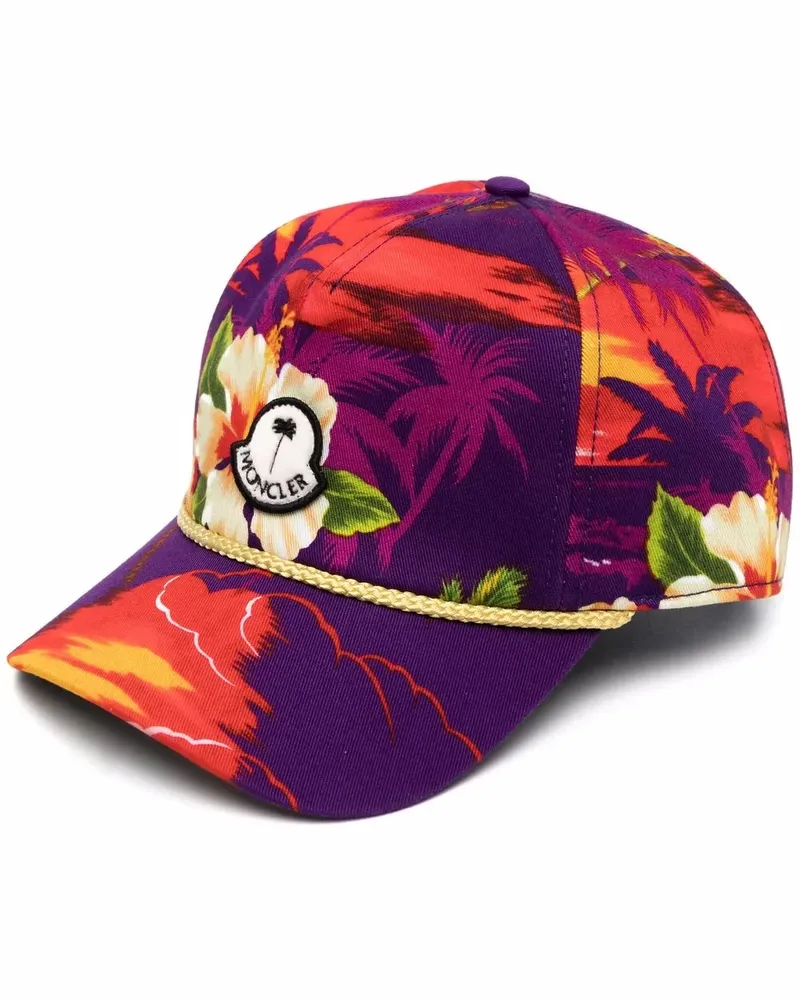 Palm Angels x Moncler Baseballkappe - Violett Violett
