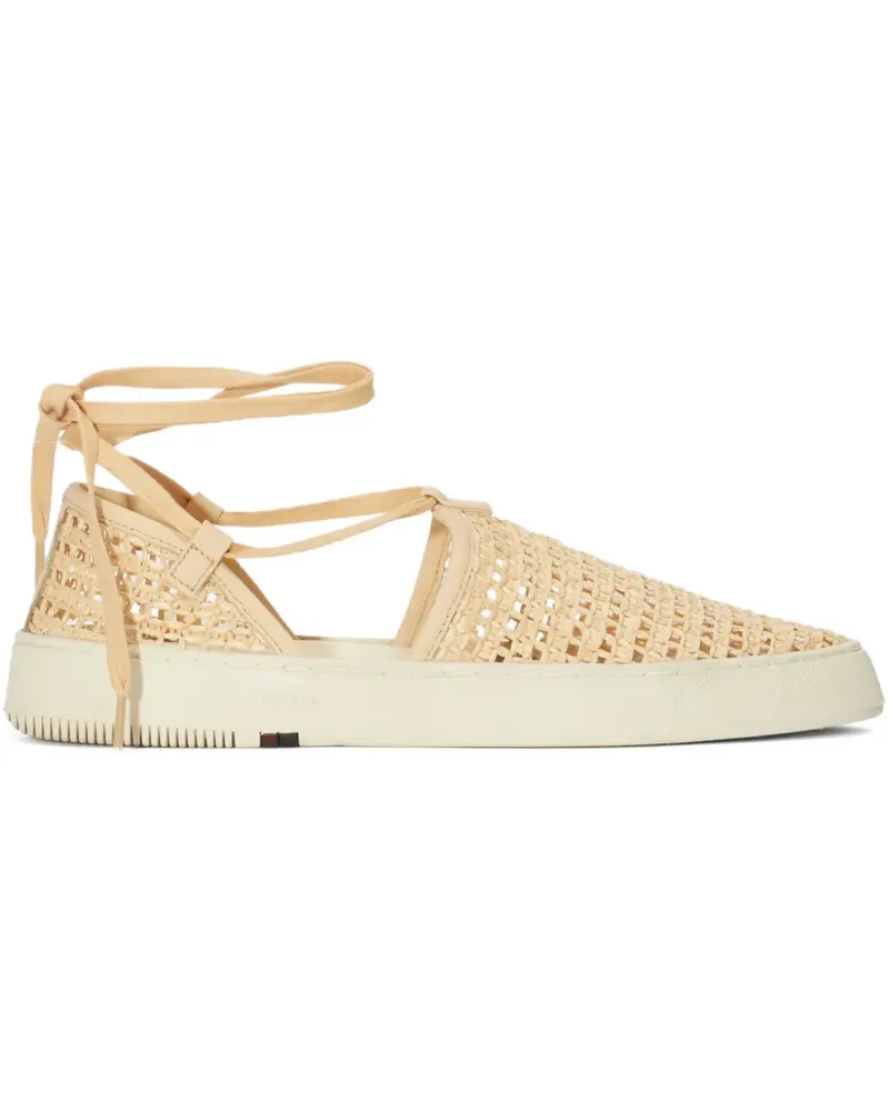 Osklen Gewebte Soho Espadrilles mit Schnürung - Nude Nude