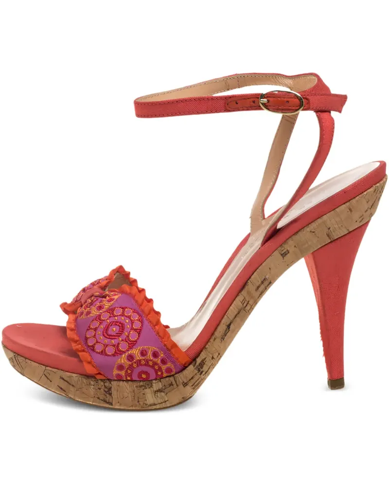 Sergio Rossi Pre-owned Sandalen mit Korksohle 110mm - Rosa Rosa