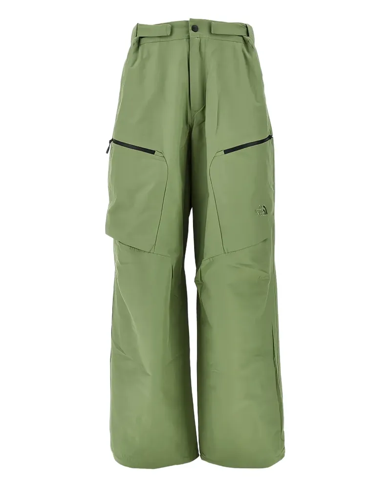 The North Face logo-embroidered trousers - Grün Grün