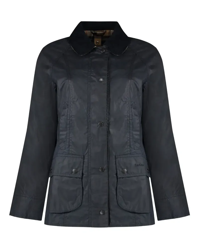 Barbour Gewachste 'Beadnell' Jacke - Blau Blau