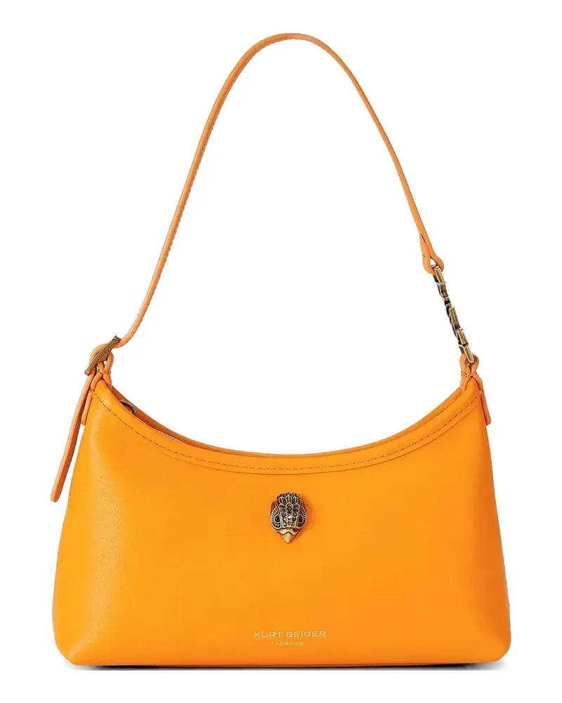 Kurt Geiger Eagle-head logo-plaque shoulder bag - Orange Orange