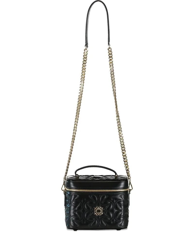 Elie Saab logo-plaque quilted tote bag - Schwarz Schwarz