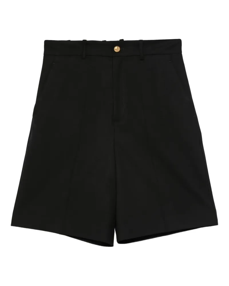 P.A.R.O.S.H. P.A.R.O H. Shorts mit Gürtelschlaufen - Schwarz Schwarz