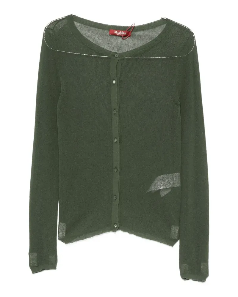 Max Mara Negozi button-up cardigan - Grün Grün