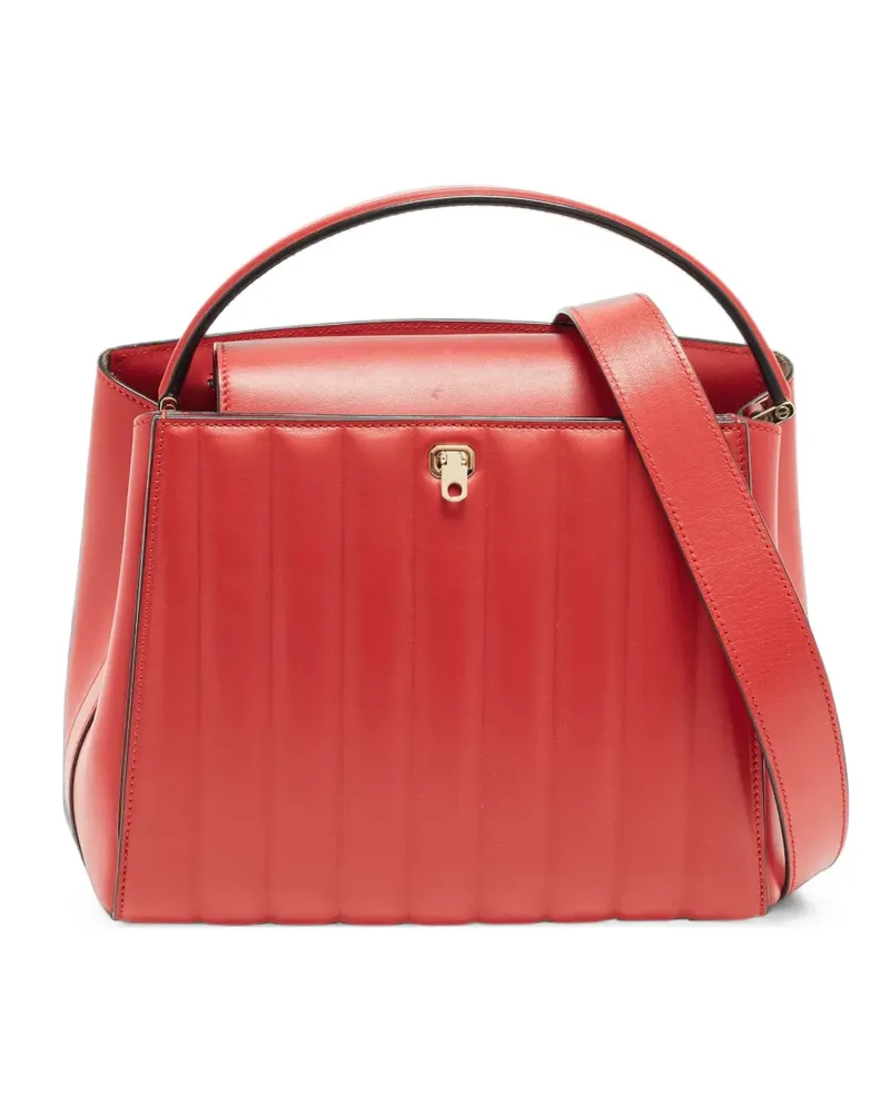 Valextra Gesteppter Brera Tote Bag - Rot Rot